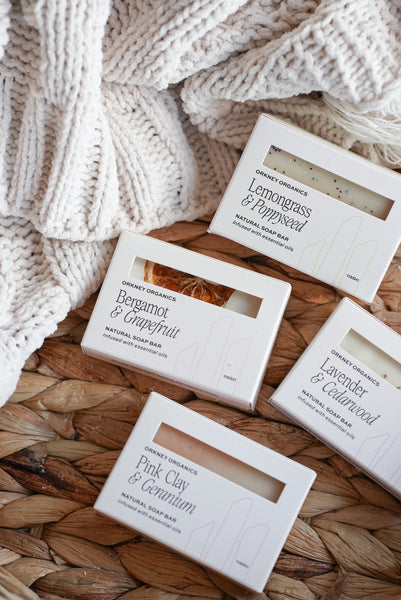 Lemongrass + Poppyseed Organic Soap Bar