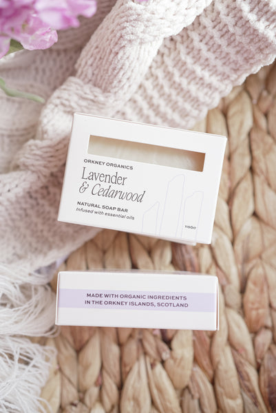 Lavender + Cedarwood Organic Soap Bar