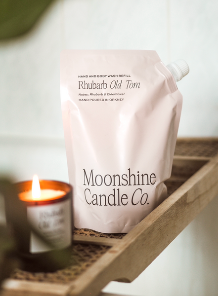 Rhubarb Old Tom Hand + Body Wash Refill Pouch
