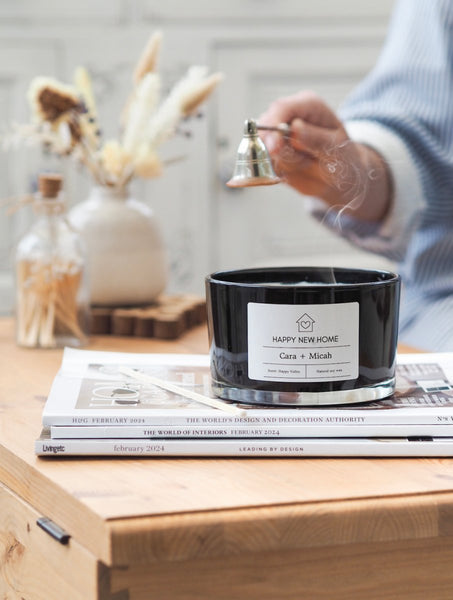 Happy New Home personalised XXL candle - Moonshine Candle Co.