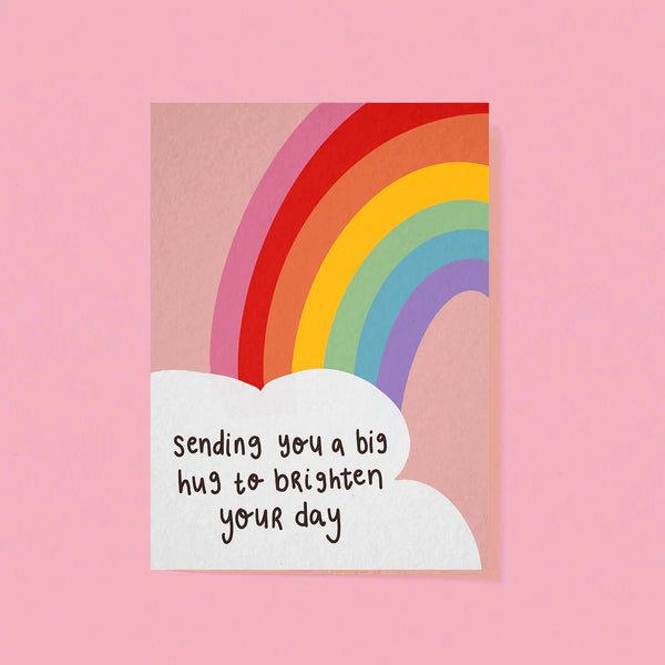 Sending a Hug | Greetings card - Moonshine Candle Co.