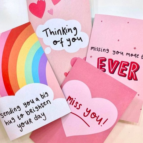 Thinking of You! Greetings Card - Moonshine Candle Co.