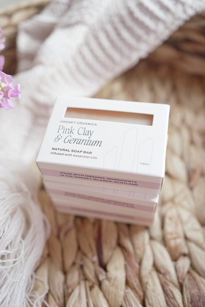 Pink Clay and Geranium Organic Soap Bar