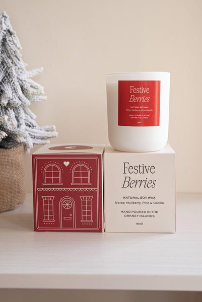 Festive Berries Soy Candle