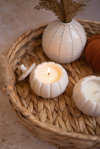 Speckled Handcrafted Pumpkin Candle - PRE ORDER shipped Aug 30th
