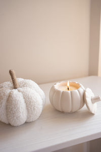 Speckled Handcrafted Pumpkin Candle - PRE ORDER shipped Aug 30th