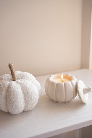 Speckled Handcrafted Pumpkin Candle - PRE ORDER shipped Aug 30th