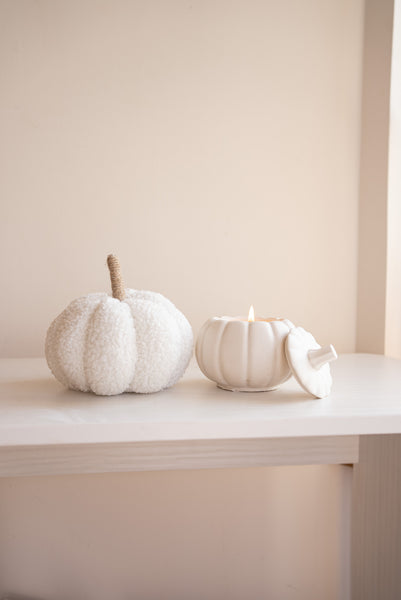 Speckled Handcrafted Pumpkin Candle - PRE ORDER shipped Aug 30th