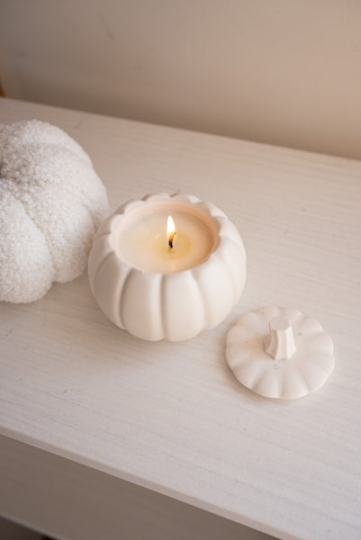 Speckled Handcrafted Pumpkin Candle - PRE ORDER shipped Aug 30th