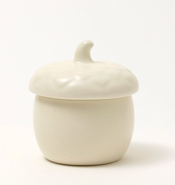 Ceramic Acorn Soy Candle