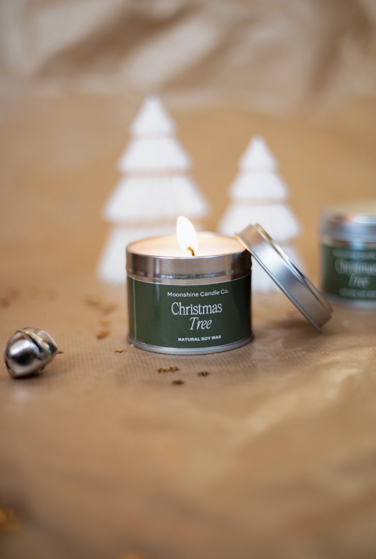 Christmas Tree Mini Candle - Moonshine Candle Co.