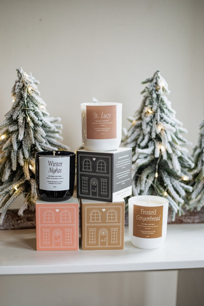 Frosted Gingerbread Candle - Moonshine Candle Co.