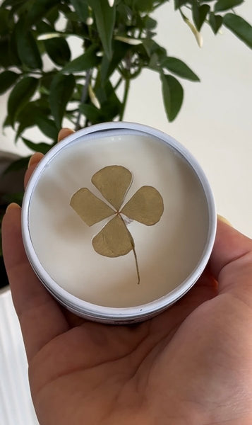 Good Luck Four Leaf Clover Mini Soy Candle - Moonshine Candle Co.