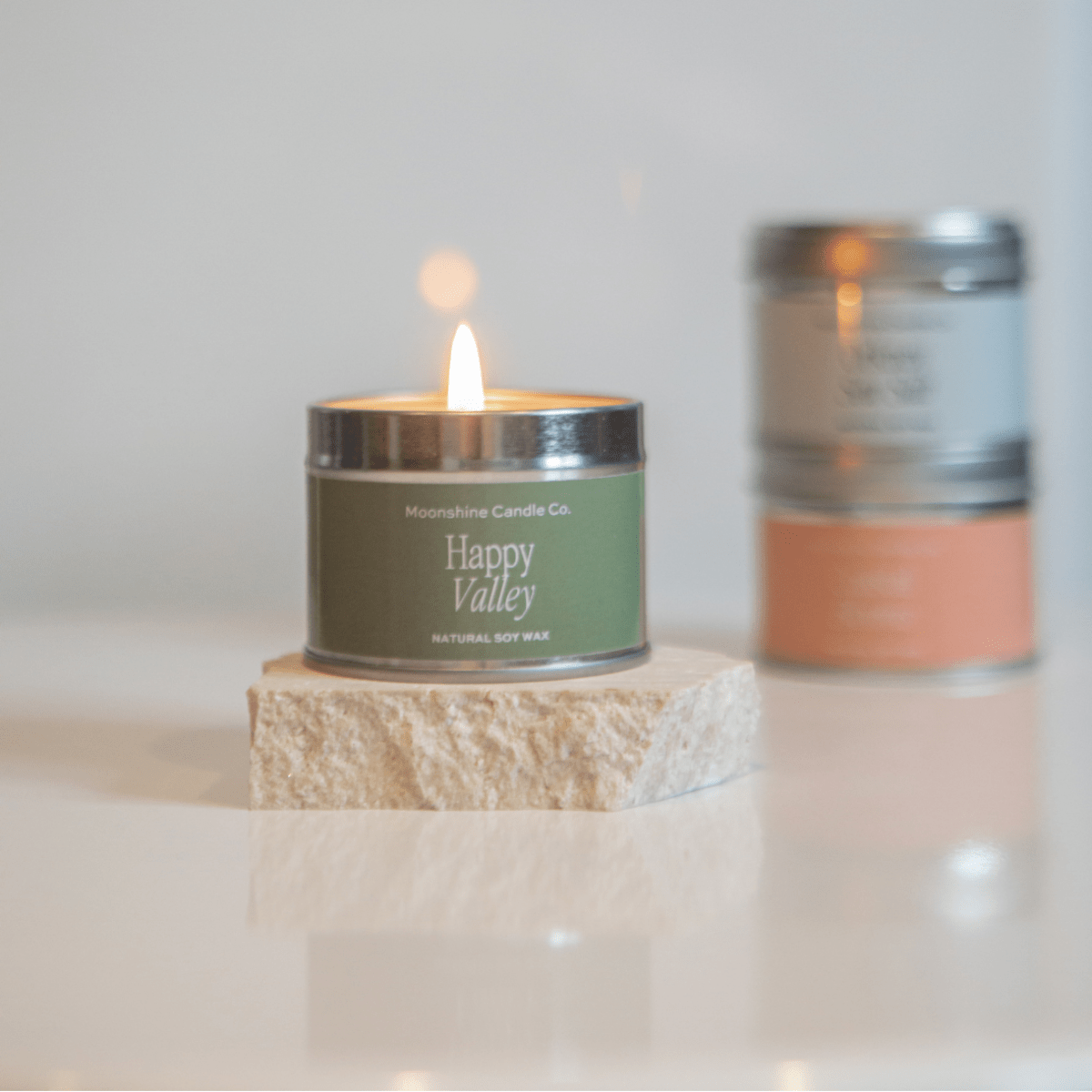 Happy Valley Soy Candle - Hand poured in Orkney - Moonshine Candle Co.