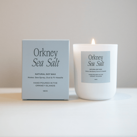 Orkney Sea Salt Luxury Soy Candle - Moonshine Candle Co.