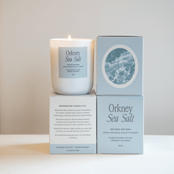 Orkney Sea Salt Luxury Soy Candle - Moonshine Candle Co.