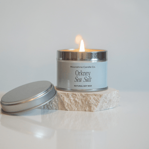 Orkney Sea Salt Soy Candle - Hand poured in Orkney - Moonshine Candle Co.