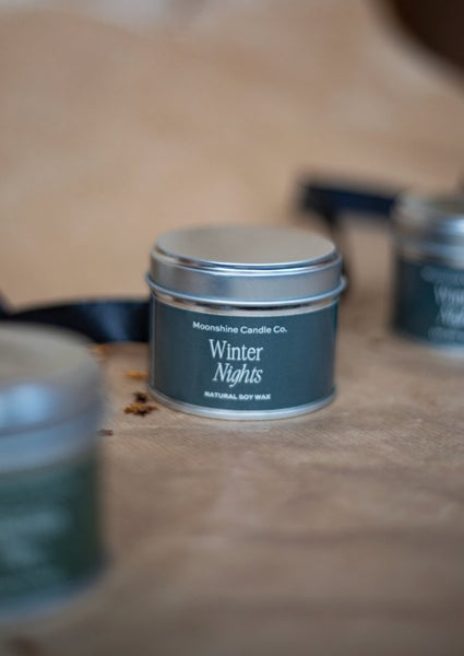 Winter Nights Mini Candle - Moonshine Candle Co.