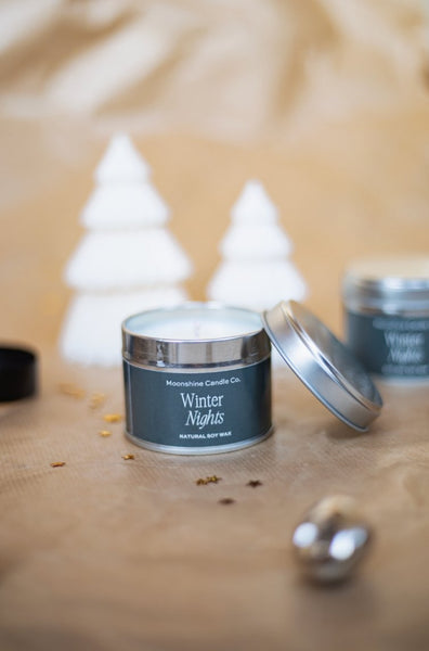 Winter Nights Mini Candle - Moonshine Candle Co.