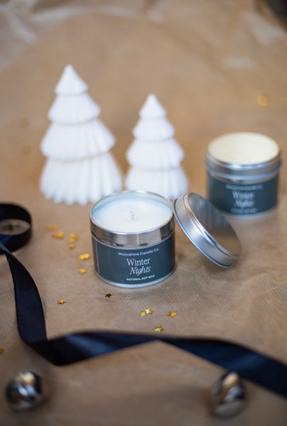 Winter Nights Mini Candle - Moonshine Candle Co.