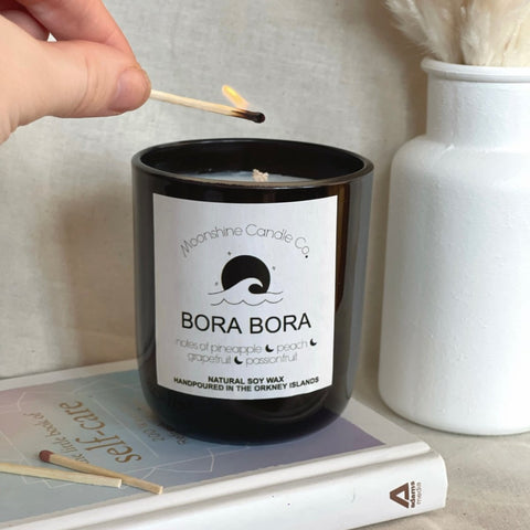 Bora Bora Luxury Soy Candle - Moonshine Candle Co.