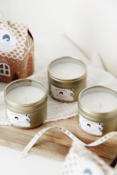 Frankincense and Myrrh Mini Soy Candle - handmade in Orkney - Moonshine Candle Co.