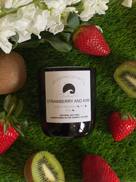 Strawberry and Kiwi Luxury Soy Candle