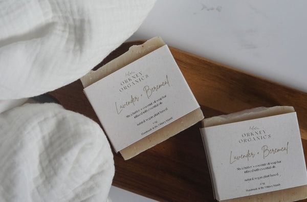 Lavender + Beremeal Organic Soap Bar - Moonshine Candle Co.