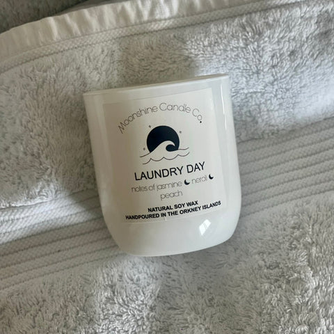 LIMITED Laundry Day Luxury Soy Candle - Moonshine Candle Co.