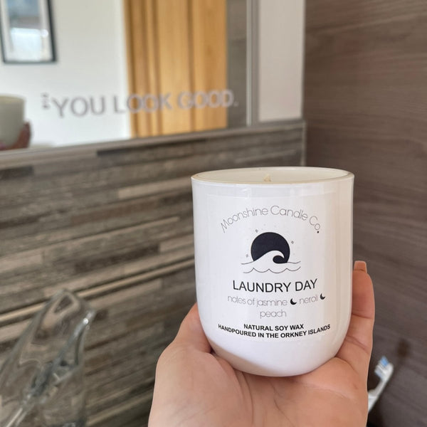 LIMITED Laundry Day Luxury Soy Candle - Moonshine Candle Co.