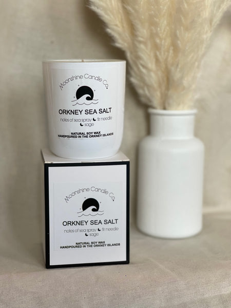 Orkney Sea Salt Luxury Soy Candle - Moonshine Candle Co.
