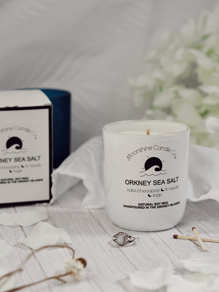 Orkney Sea Salt Luxury Soy Candle - Moonshine Candle Co.