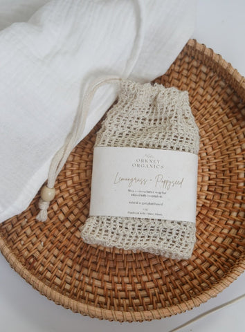 Sisal Soap Bags (without soap) - Moonshine Candle Co.