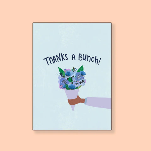 Thanks a Bunch | Greetings card - Moonshine Candle Co.