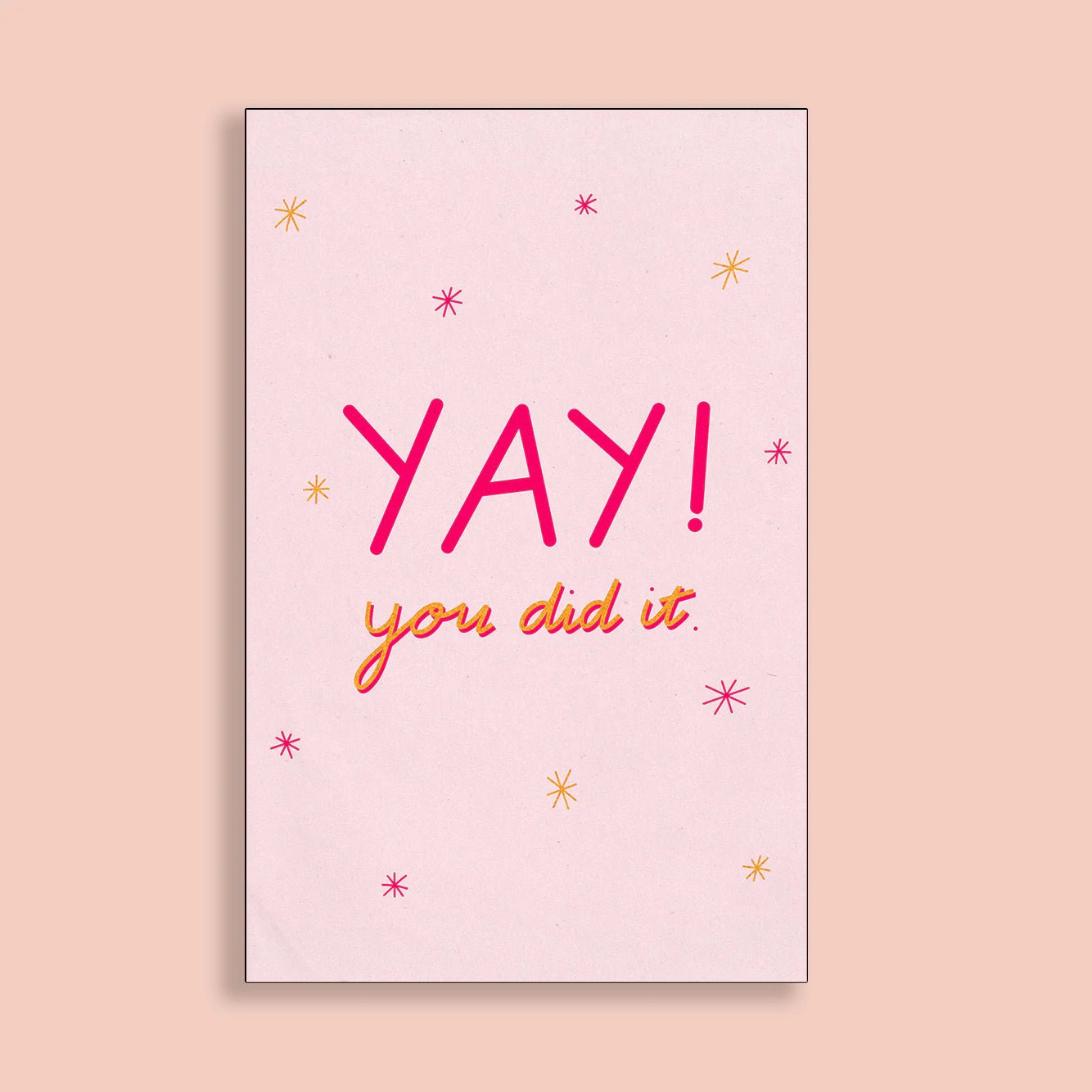 Yay you did it! | Greetings Card - Moonshine Candle Co.